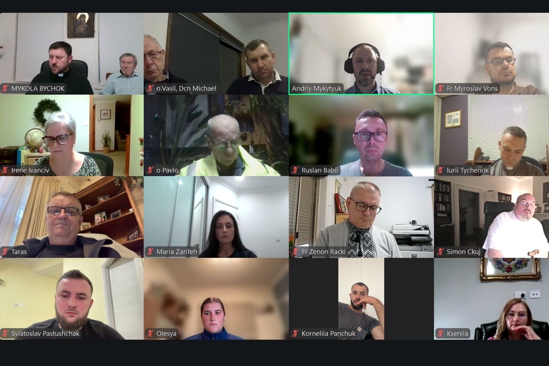 The Eparchial Forum was held in the Melbourne Eparchy