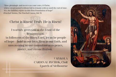Bishop Mykola’s Easter Greetings