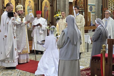 The Clothing Ceremony of the sister of St. Basil the Great in Australia