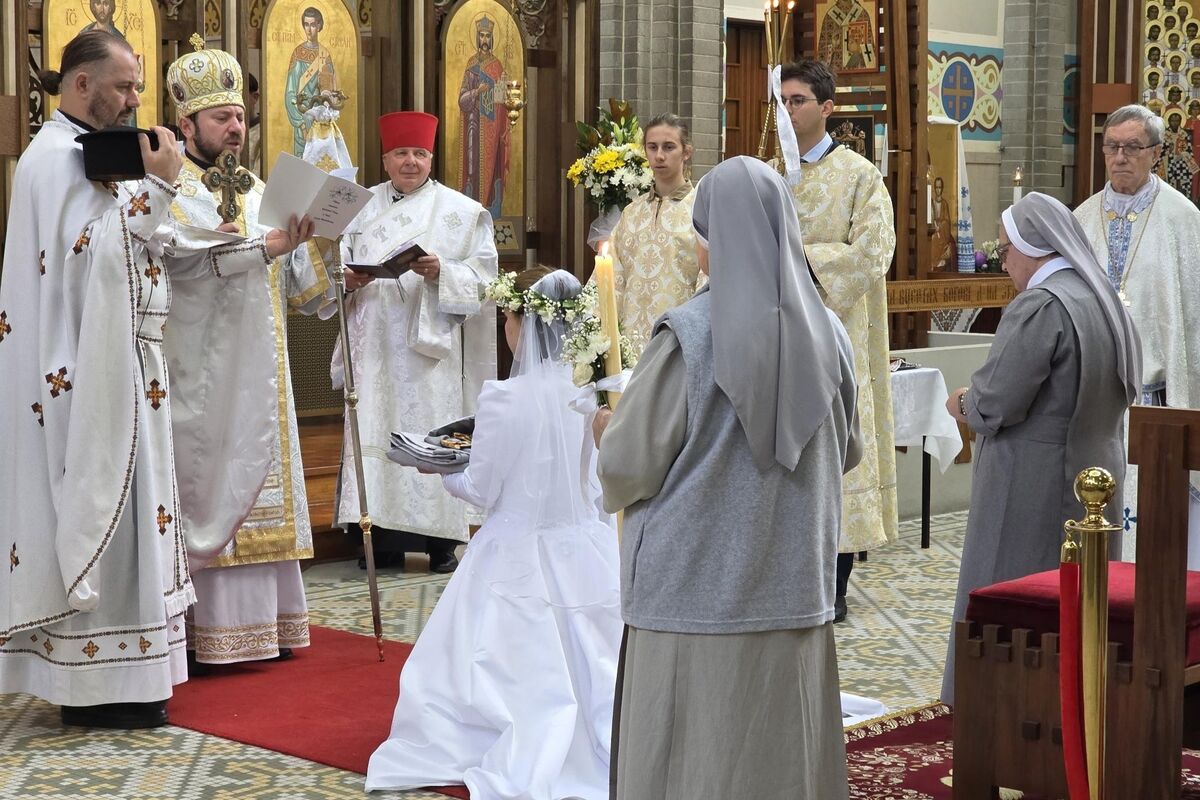 The Clothing Ceremony of the sister of St. Basil the Great in Australia