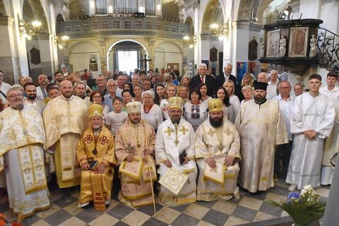 Bishop Mykola Cardinal Bychok presided over the Divine Liturgy in Rijeka, Croatia