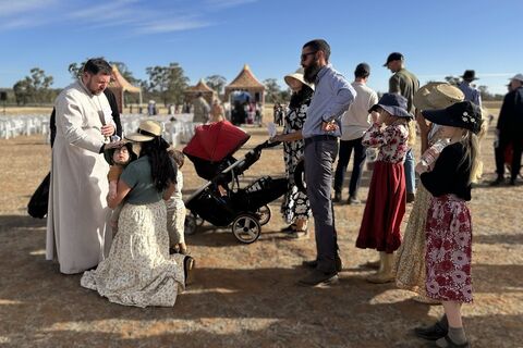 “May this place become holy ground, where heaven and earth meet, and where the Church is continually upheld by prayer”