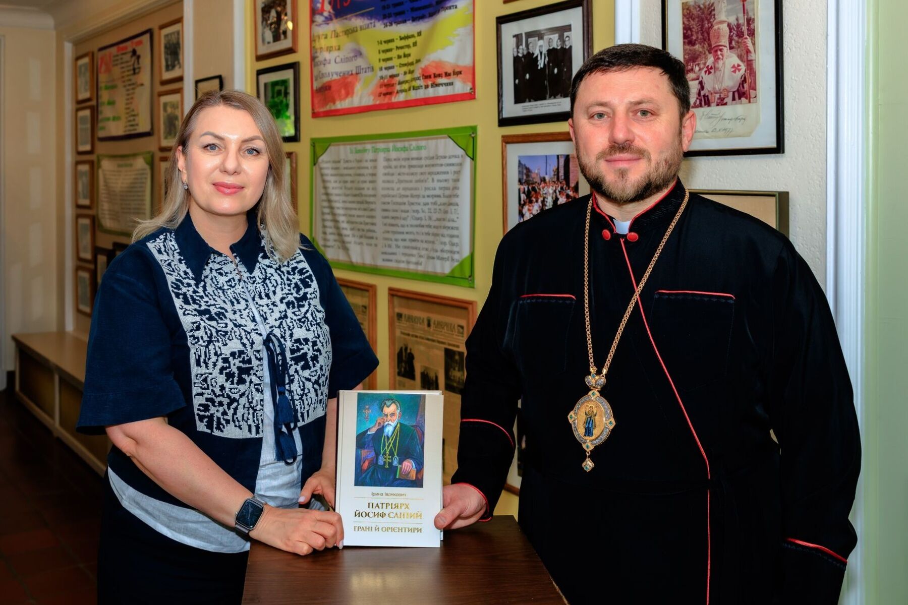 Bishop Mykola Cardinal Bychok visited the St. Sophia Religious Association of Ukrainian Catholics, USA