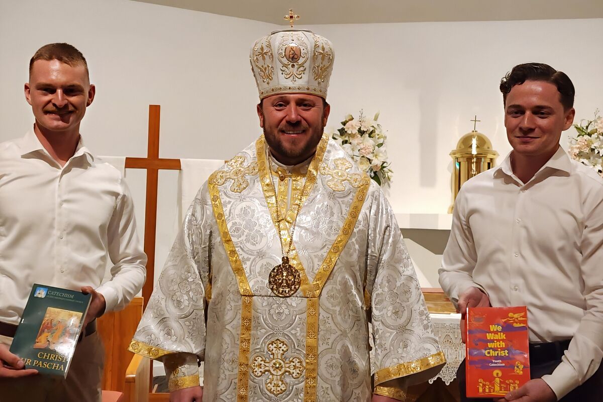Bishop Mykola took part in the Baptism and Confirmation of military personnel in Christchurch, New Zealand