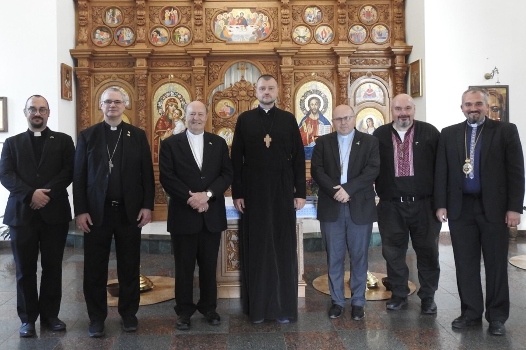 The delegation of Australian Bishops and laypeople visited Ukraine
