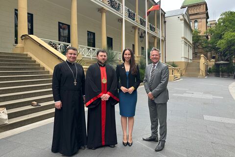 A delegation from the Ukrainian Catholic Church met with Australian politicians in Sydney