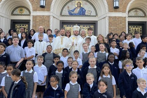 Bishop Mykola Bychok Visited Assumption Parish in Perth Amboy (USA)