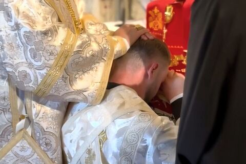 Bishop Mykola ordained a deacon for Melbourne Eparchy in Rome