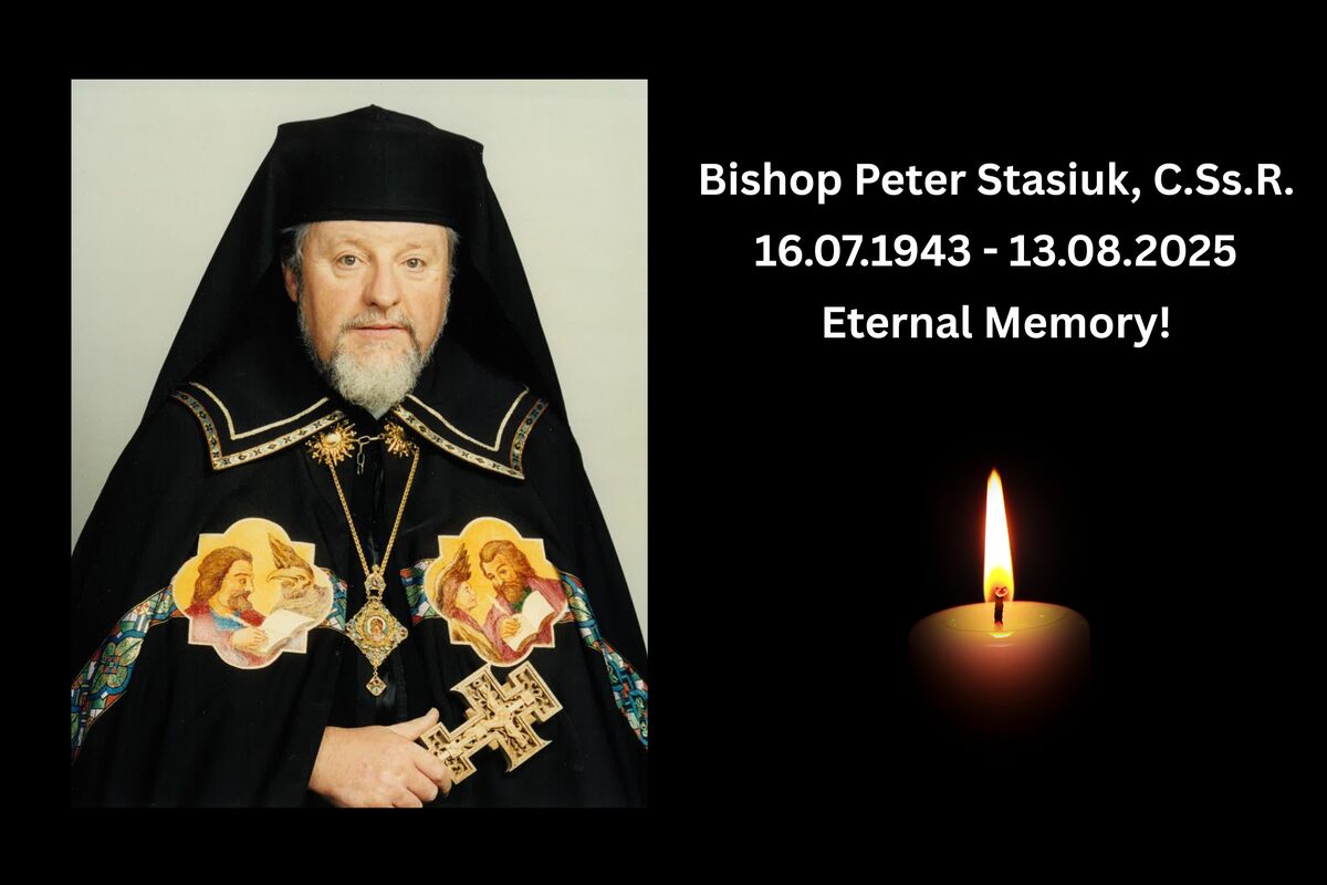 Statement by His Eminence Mykola Cardinal Bychok on the Passing of Bishop Peter Stasiuk, CSsR AM
