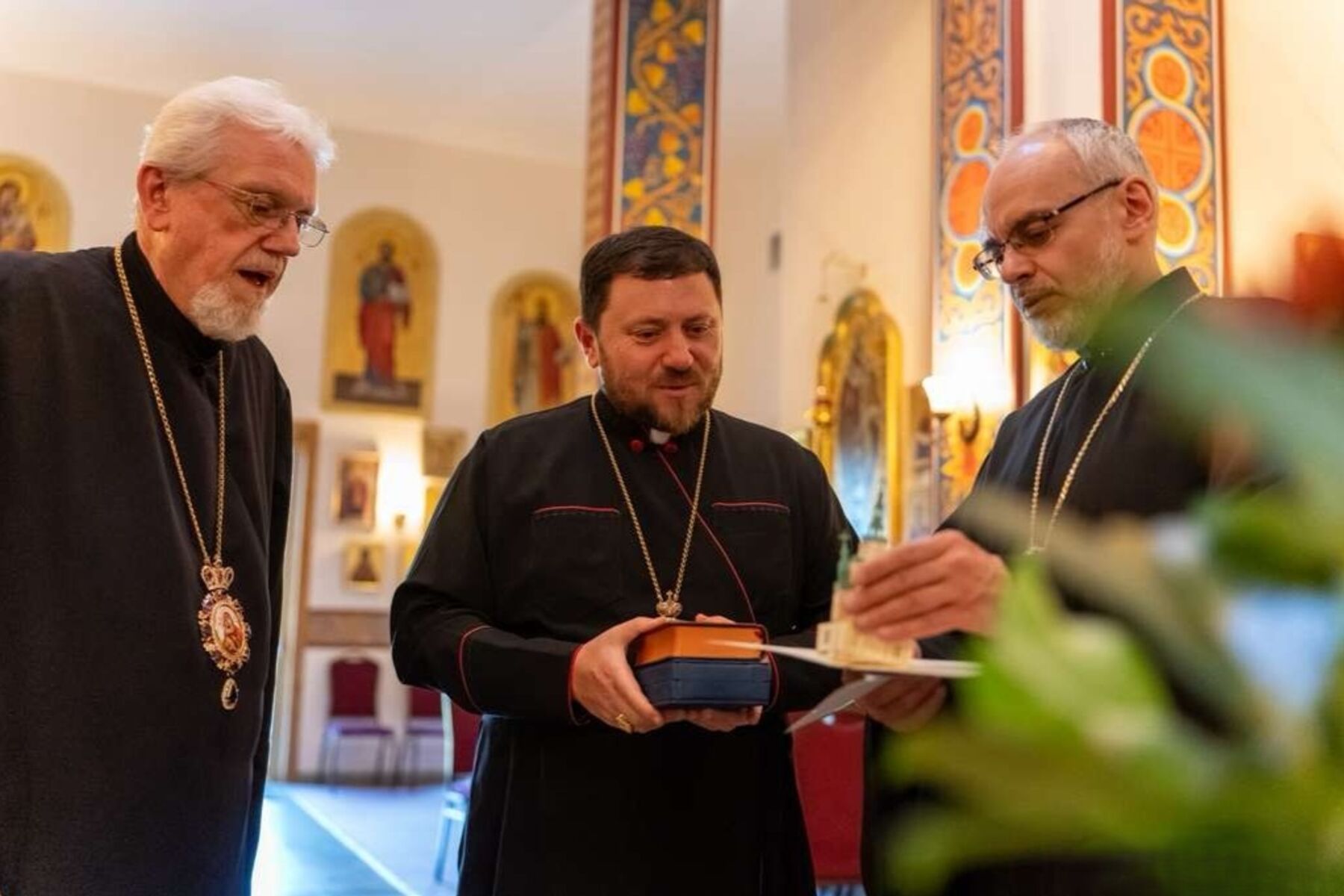 Meeting of Bishop Mykola Bychok with UOC of USA Clergy