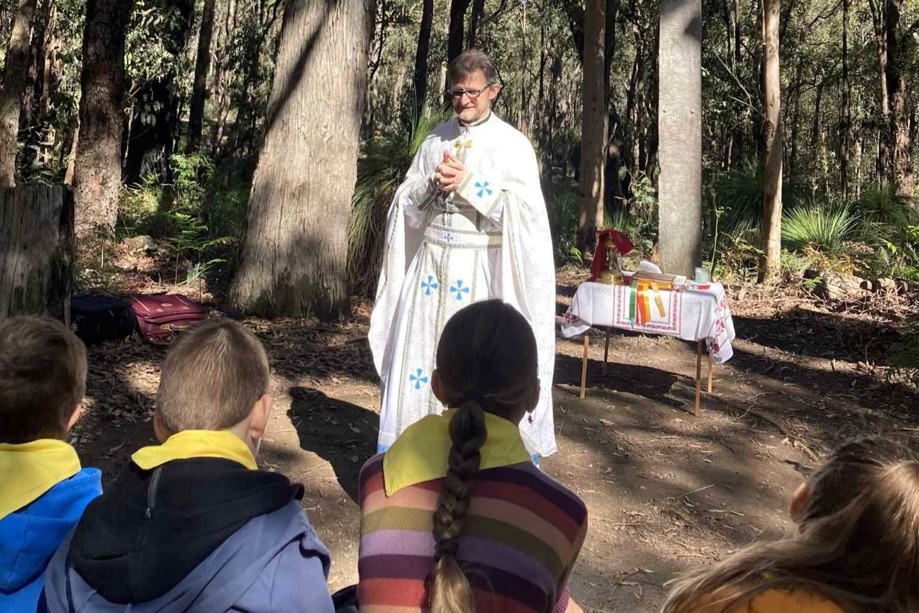 Divine Liturgy became spiritual focus of first Plast camp in Western Australia