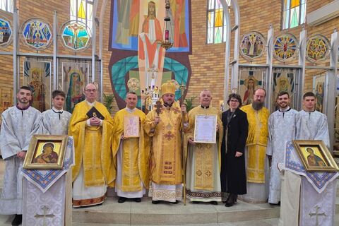 Hierarchical Divine Liturgy in Sydney and the Priesthood Jubilee of Fr. Oleh Stefanyshyn