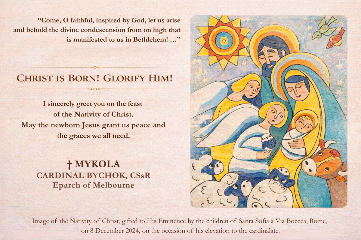 Bishop Mykola’s Christmas Greeting