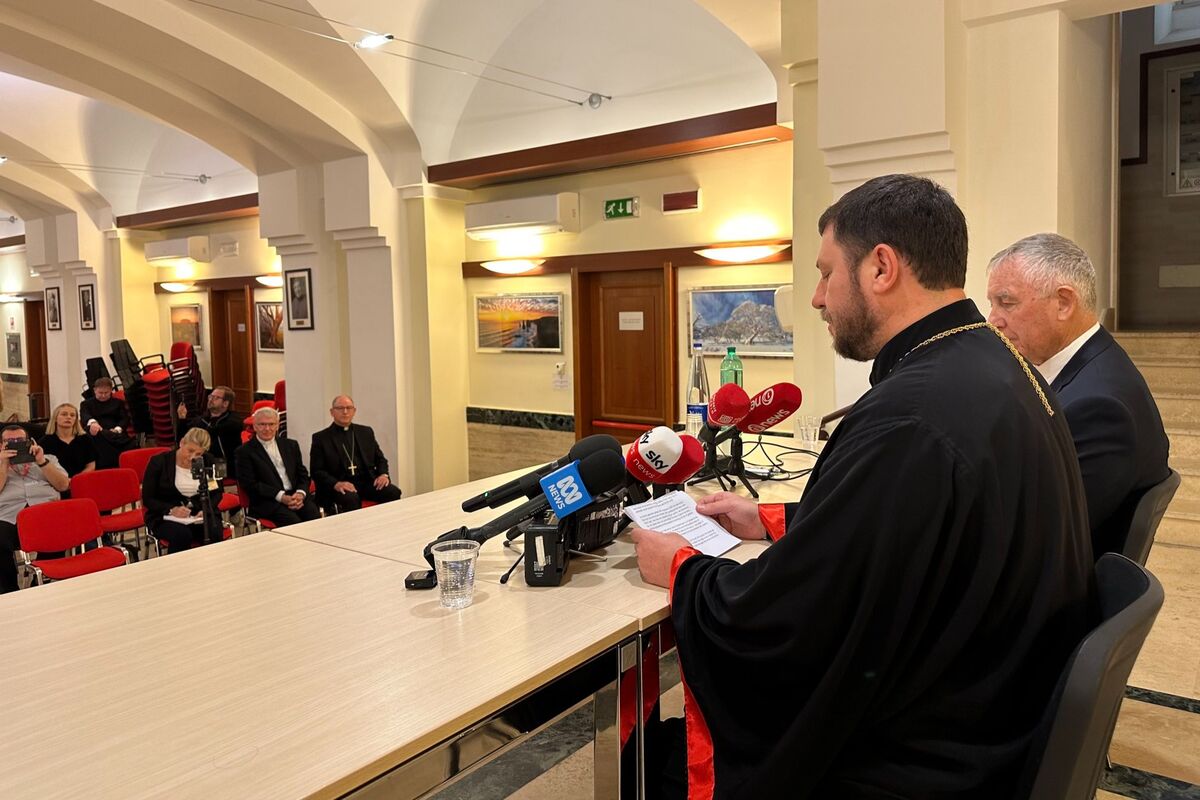 The statement of His Eminence Mykola Cardinal Bychok at a press conference in Rome